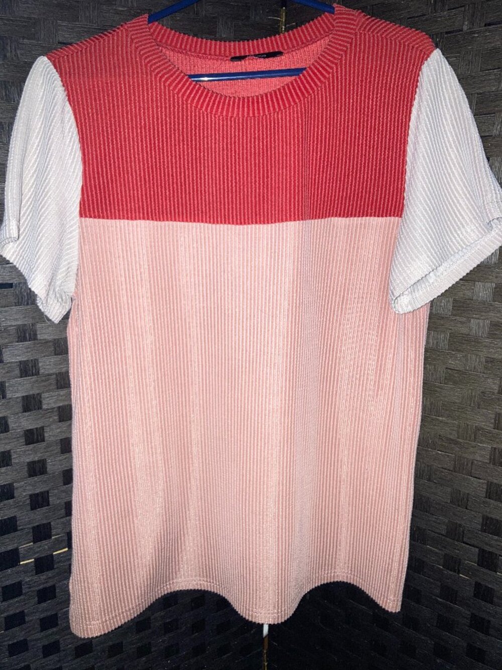 Dokotoo Color Block Woven Tee/Tunic